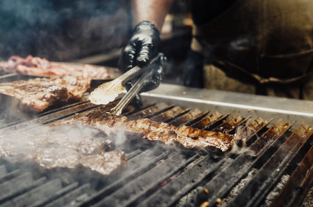 Exquisite cuts of beef in an Argentine steakhouseの写真素材