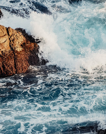 Image of the mediterranean sea in the spanish costa brava