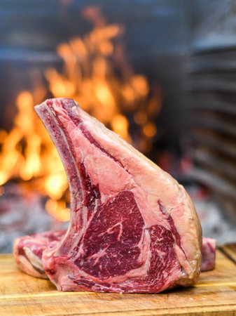 Raw cuts of supreme quality Argentine beef, grilled.