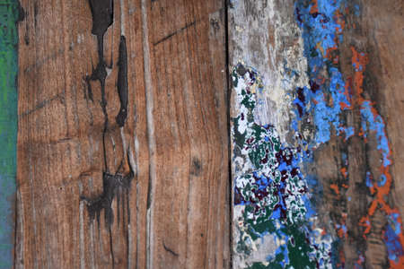 Wooden aged surface with abstract pattern for background. Painted wooden. Textureの写真素材
