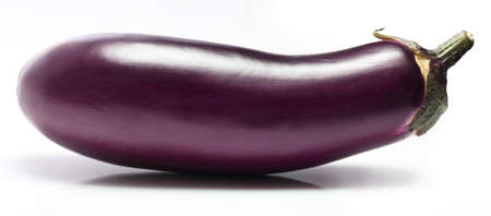 eggplant isolated on a white backgroundの写真素材