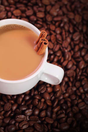 Are you feeling sleepy? Come on, let's have a coffee break!の写真素材