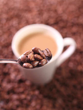 Are you feeling sleepy? Come on, let's have a coffee break!の写真素材