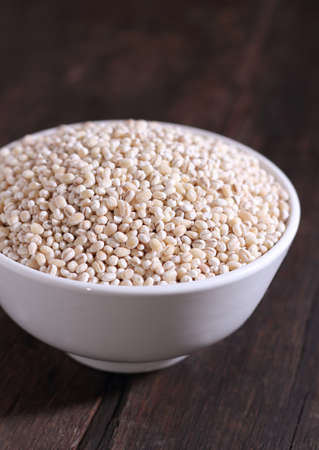 Barley is a member of the grass family, is a major cereal grain.の写真素材