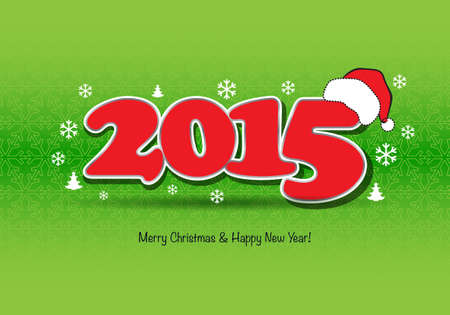 Happy New Year 2015 designの写真素材