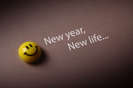 New year and new lifeの写真素材