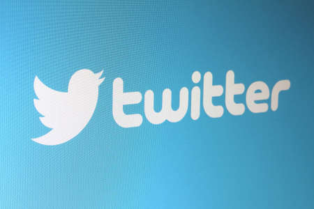 Johor, Malaysia - Mar 9, 2015: Twitter is a social networking website that makes it easy for you to connect and share with your family and friends online, Mar 9, 2015 in Johor, Malaysia.のeditorial素材
