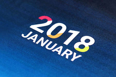 Close up of January 2018. We wish you a new year filled with wonder, peace, and meaning.