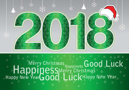 Christmas day vector illustration, colorful design. Wishing you wonderful memories during this joyous season.のイラスト素材