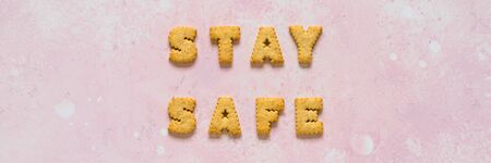 Coronavirus, COVID-19, Social Disdancing Concept, Self-Quarantine, Isolation, Stay Safe Message,...
