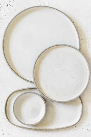 Handmade Handcraft Chamotte Ceramic Dishes and Plates