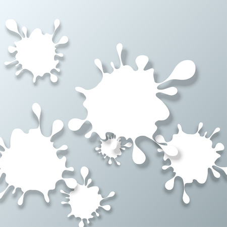 Abstract 3D design blotch background のイラスト素材