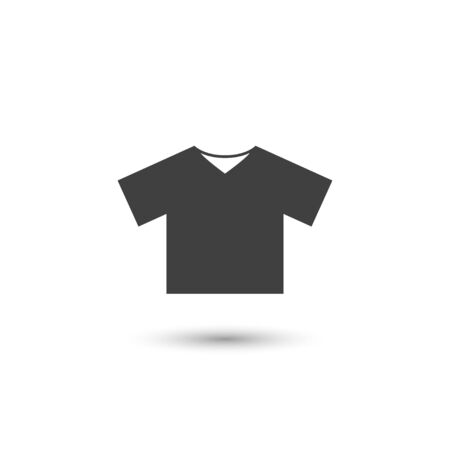 Tshirt icon isolated on background.のイラスト素材