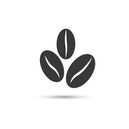 Coffee beans icon vector illustrationのイラスト素材