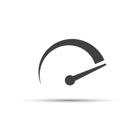 tachometer, speedometer icon vector illustrationのイラスト素材