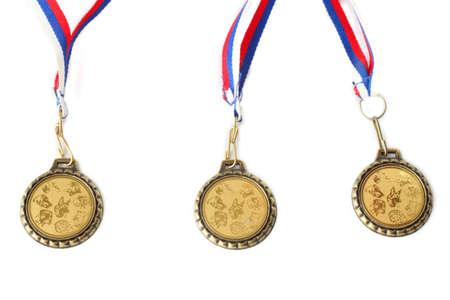 medals for dogs at the exhibitionの写真素材