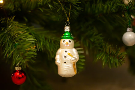 Christmas tree and Christmas decorations New Year concept. High quality photoの写真素材