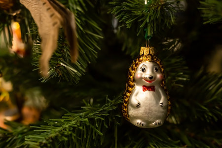 Christmas tree and Christmas decorations New Year concept. High quality photoの写真素材