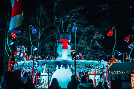 Christmas Village a Milano, Italia 04.01.2024