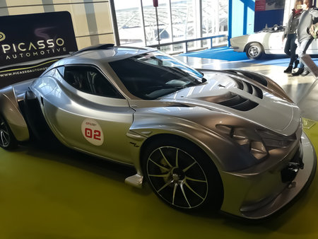Italy, Lombardy, Milano 11.2023 Milano Auto Classica 2023. Vintage car exhibition in Milan
