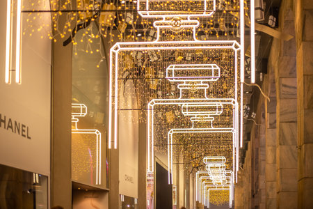 Milan during Christmas. Italy, Milan 27.12.2023
