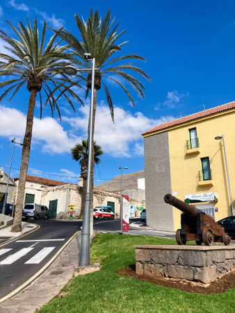 Walking in Tenerife, Canary Islands, Spain.の写真素材