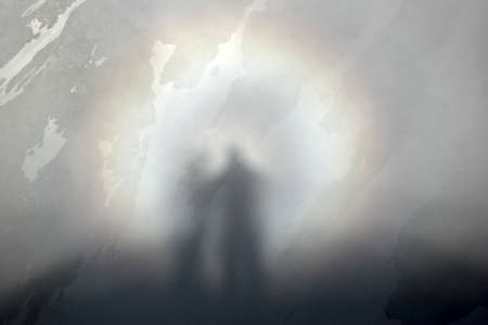 the phenomenon of gallo in the mountains of the caucasusの写真素材