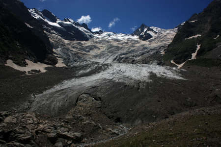 Summer mountain peaks with Bellamy. The season of summer in the mountainsの写真素材