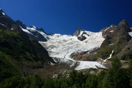 Summer mountain peaks with Bellamy. The season of summer in the mountainsの写真素材