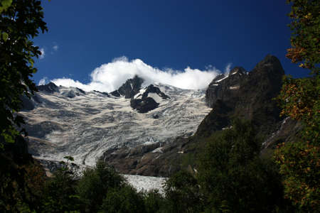 Summer mountain peaks with Bellamy. The season of summer in the mountainsの写真素材