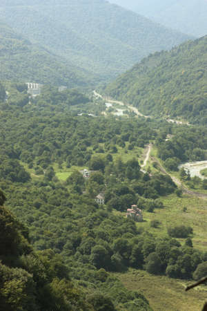 Photo of beautiful mountain scenery, the Caucasus, Russiaの写真素材