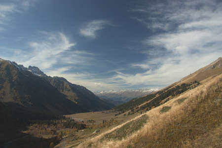  beautiful mountain scenery, the Caucasus, Russiaの写真素材