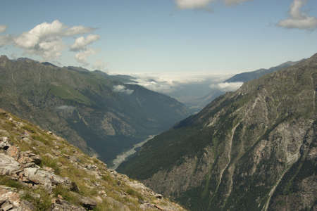 Photo of beautiful mountain scenery, the Caucasus, Russiaの写真素材