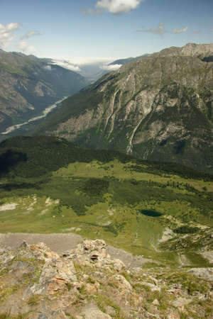  beautiful mountain scenery, the Caucasus, Russiaの写真素材