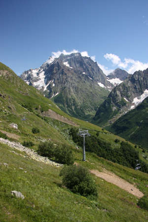 Photo of beautiful mountain scenery, the Caucasus, Russiaの写真素材
