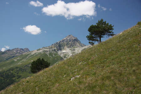 beautiful mountain scenery, the Caucasus, Russiaの写真素材