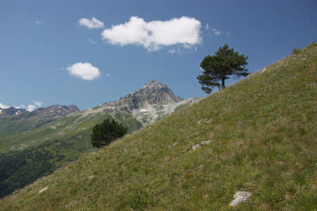 Photo of beautiful mountain scenery, the Caucasus, Russiaの写真素材