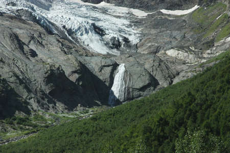  beautiful mountain scenery, the Caucasus, Russiaの写真素材
