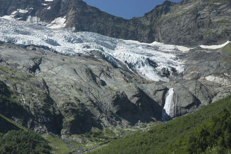 Photo of beautiful mountain scenery, the Caucasus, Russiaの写真素材