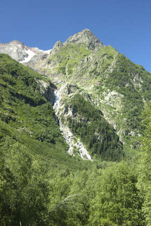 Photo of beautiful mountain scenery, the Caucasus, Russiaの写真素材