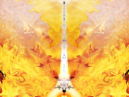 Abstract colorful background, flowing lines and colorsの写真素材