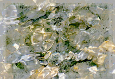 Abstract background of shining gold and silver tonesの写真素材