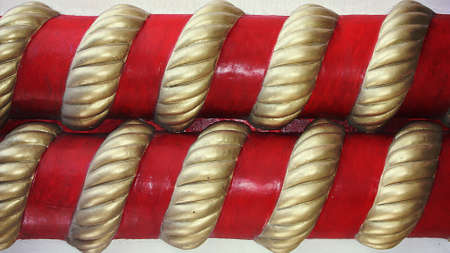 Image of twisted shapes, imitation ropeの写真素材
