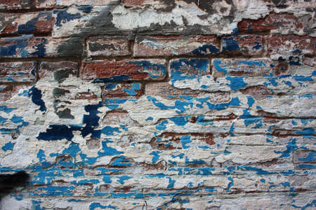 Brick grunge wall backgroundの写真素材