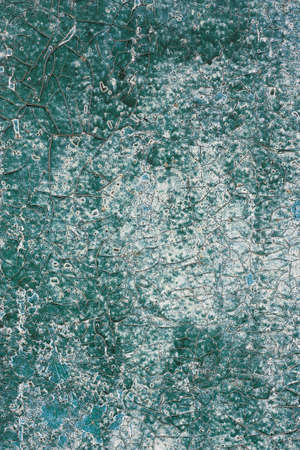 Bright paint on the metal from corrosion time