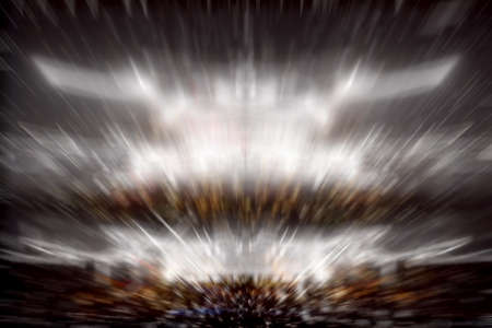 Abstract movement of particles in spaceの写真素材