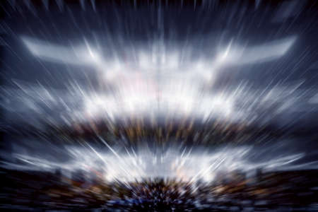 Abstract movement of particles in spaceの写真素材