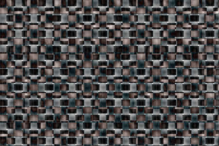 Colored plaid patterns, background pattern of cubic shapesの写真素材