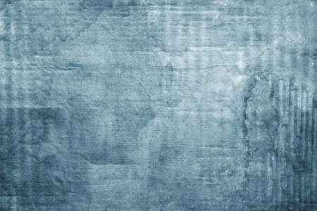 Blue painted cardboard backgroundの写真素材