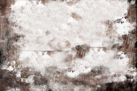 Scratched brown wall backgroundの写真素材
